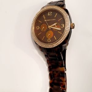 Michael Kors tortoise shell watch